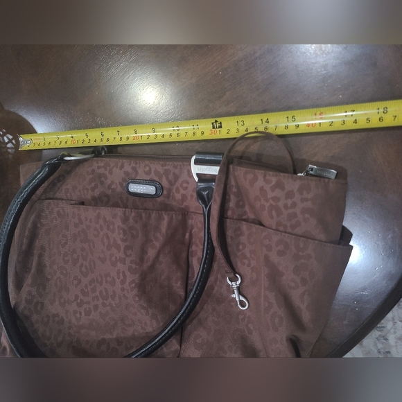 Baggallini brown Leopard Print Tote Bag 17×9×5 in. - Picture 8 of 10